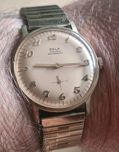 Vintage montre mecanique ekla - montre,
