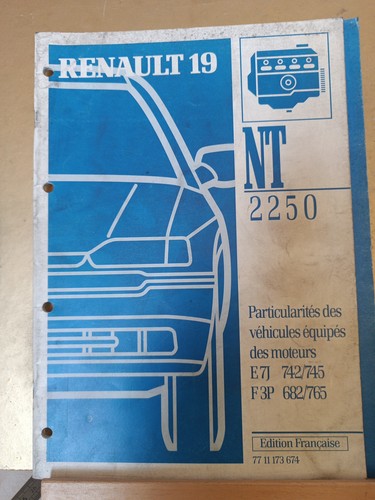 Manuel atelier 2250 - d’atelier, nt