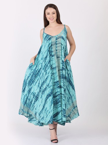 Robe longue maxi sans - , manches
