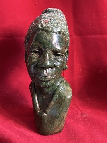Statue buste africain - statue,