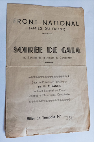 Ancien programme soiree - soiree, de