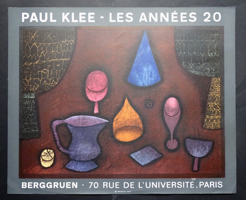 Paul klee affiche originale - klee,