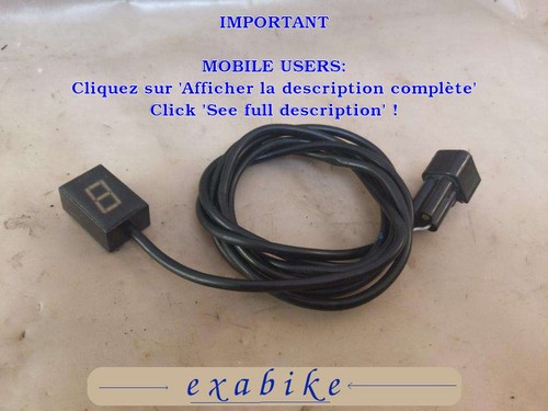 Indicateur vitesse engagee - de,