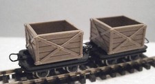 Roco 34603 - Étroit Échelle H0e/009 Planche Caisse Wagon Ensemble (2 Wagons) -