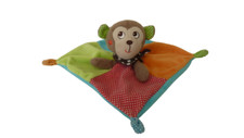Doudou singe plat bon �tat Nicotoy