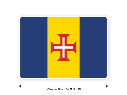 Sticker drapeau madere - sticker,