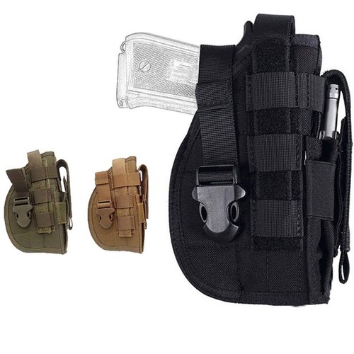 Tactical molle pistol holster - tactical,