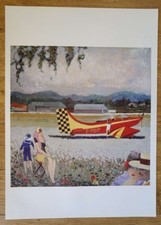 DILLEY Avion affiche art