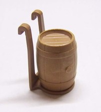 PLAYMOBIL (B725) WESTERN - Tonneau et Support avec Crochets Chariot 3278 