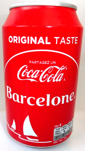 Coca cola canette vide 33cl - vide,