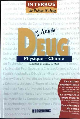 Physique chimie deug année - 2e,