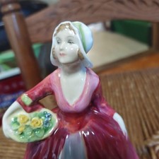 Royal Doulton Janet HN1537 1932 Figurine Vintage Lady England 16cm Rare