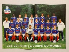 POSTER EQUIPE DE FRANCE 1998 -