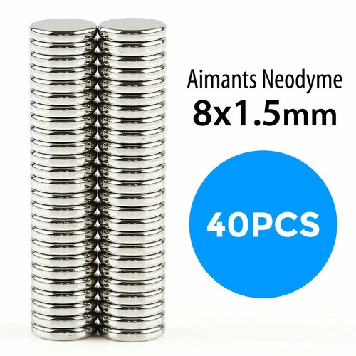 40x aimant neodyme 8mm - 40x,
