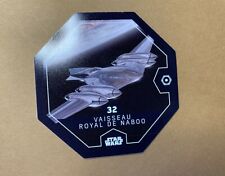 STAR WARS ROGUE ONE Jeton 32 VAISSEAU ROYAL NABOO Cosmic E.Leclerc DISNEY Image