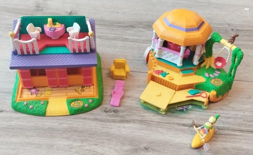 Vintage blue bird polly pocket - blue,