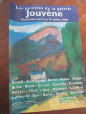 Affiche d'Exposition Les Peintres de la Galerie Jouvène (Toncini) 62 X 43    106