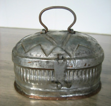 Ancienne Boite à Savon Turc de bain Hammam métal & cuivre