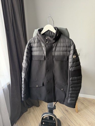 Doudoune noire capuche - doudoune, à