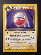 Carte Pokémon Electrode Obscur 1ère Edition - Wizards Team Rocket 34/82 - TBE