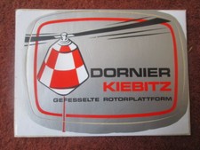 AUTOCOLLANT STICKER AUFKLEBER DORNIER KIEBITZ GEFESSELTE ROTORPLATTFORM