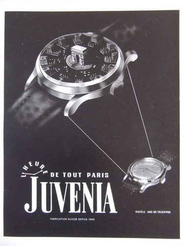 Publicité 1948 montre juvenia - 1948,