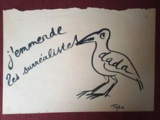 Roland TOPOR Dessin Original