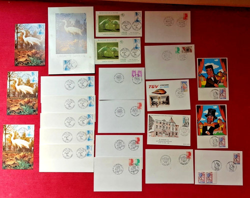 Lot documents philatéliques - lot,