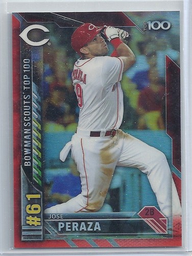 Jose peraza 2016 bowman chrome - peraza,