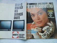 FEMME D'AUJOURD'HUI N°43 26/10/1987 Couture Tricot Poupée à tricoter Omar Sharif