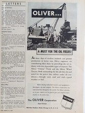 OLIVER vintage Print Ad !! " Best Tractor "