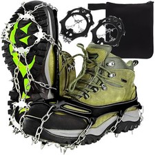 Crampons pour chaussures de montagne avec 19 crampons 18264 Taille L