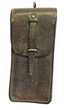 Trousse mle 1945 en cuir brun pour accessoires d'entretien de fusil
