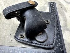 Porte-Baton En Cuir Noir -