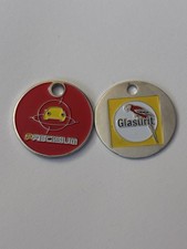 Lot 2 X Jeton De Caddie Métal