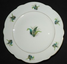 PORCELAINE DE PARIS XIXème - Décor floral MUGUET : Compotier (petite coupe)
