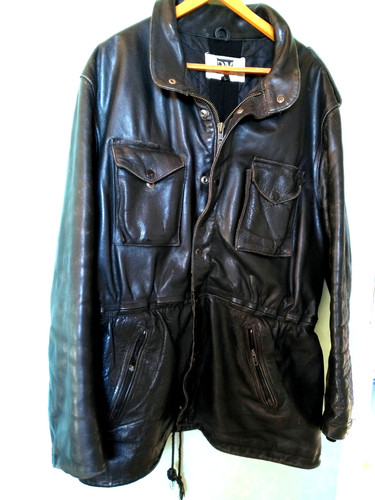 Blouson cuir vachette - cuir, vachette-