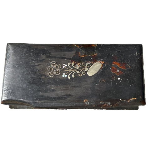 Tabatière ancienne bois - tabatière,