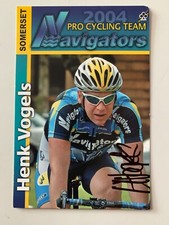 CARTE PHOTO CYCLISME - NAVIGATORS // HENK VOGELS // SIGNE