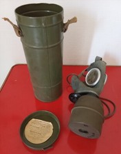Ancien masque à gaz avec étui 1940 WW2 Seconde guerre mondiale France   C26