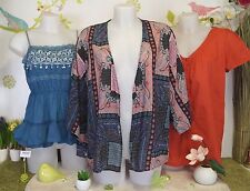 Lot vêtements occasion femme : Haut, Tunique, Gilet - T : 40 / 42