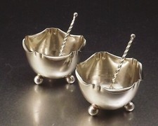 LOUIS LENAIN PAIRE DE SALERONS