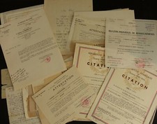 GUERRE 39-45 Important dossier