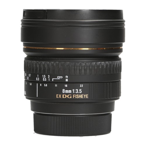 Objectif fisheye sigma - 8, mm