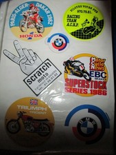 7 AUTOCOLLANTS MOTO DAKAR