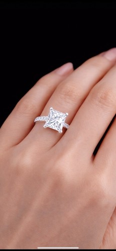 Bague fiançailles blanc - bague,
