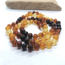 Collier ambre perles ambre