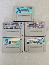 Lot Set Rockman 7 / X / X2 / X3 /Soccer Megaman Nintendo Super Famicom Sfc Snes 