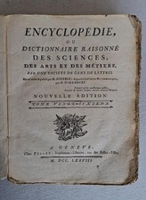 Diderot, D'Alembert - Encyclopédie, tome XXVI - 1778 - Non relié