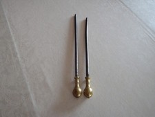 Paire d'Anciens Tisonniers